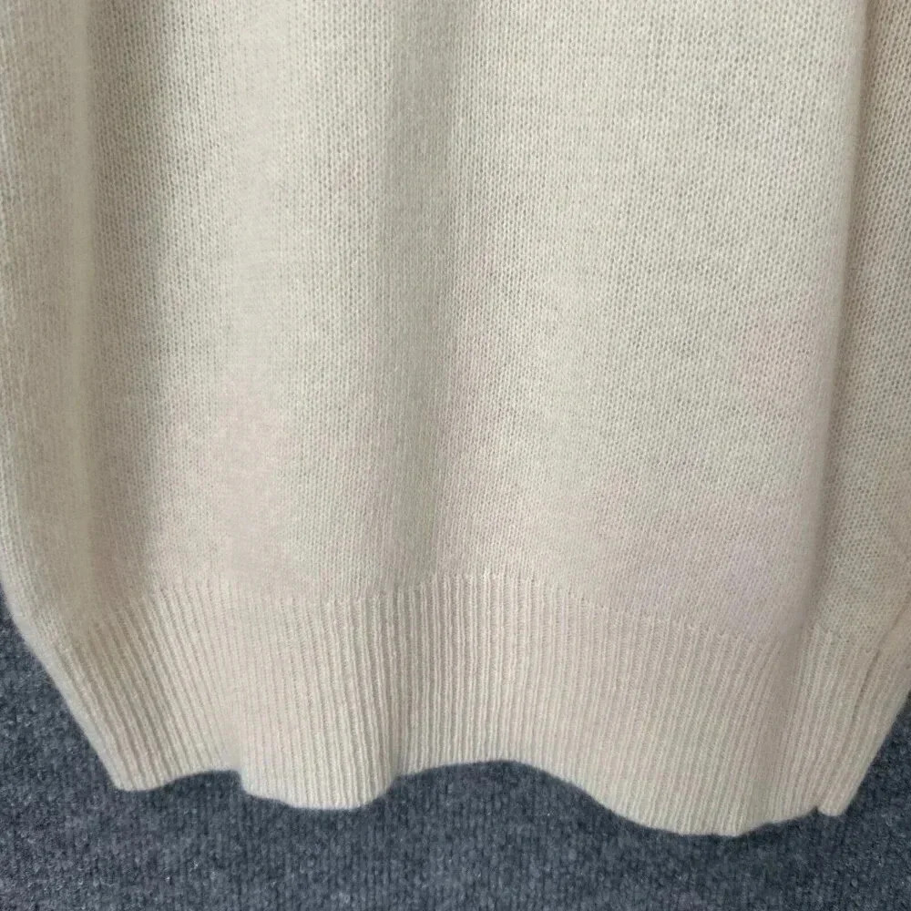 Embellished Cream Sweater - Crew Neck - Picture 9 of 14